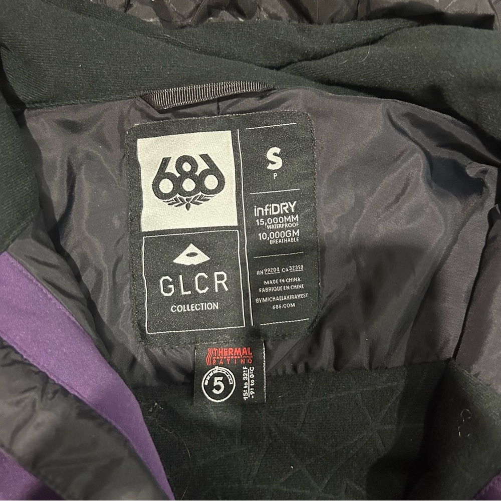 GLCR 686 Purple Snowboard/Ski jacket - Picture 2 of 8